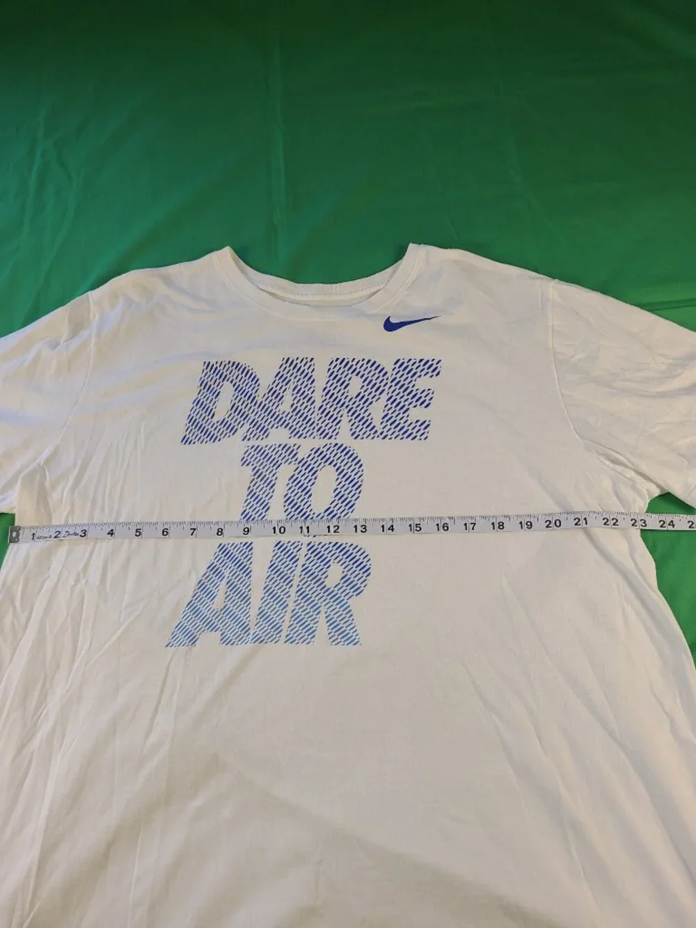 Nike Dare To Air Tee Shirt Men's XXL White & Blue
